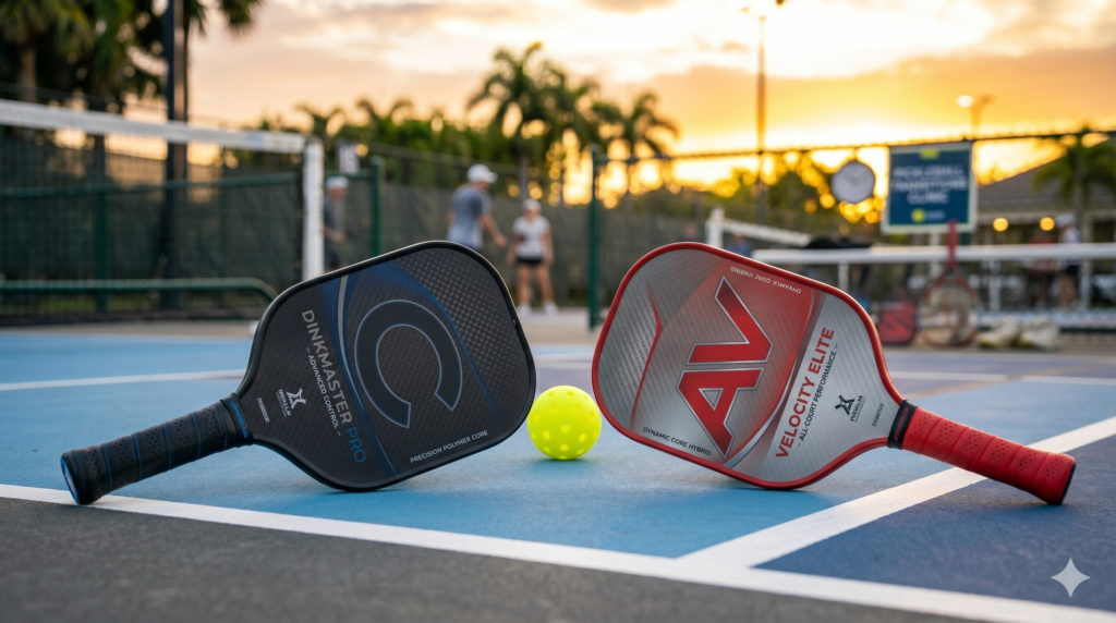 Control and all-court pickleball paddles comparison